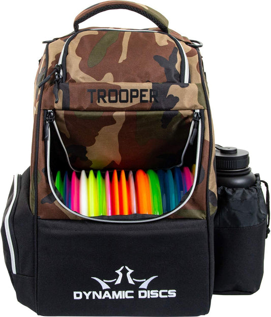 Trooper Disc Golf Backpack, Disc Golf Bag, Frisbee Golf Discs Set, Sports Bag, Lightweight & Durable, 18+ Disc Capacity