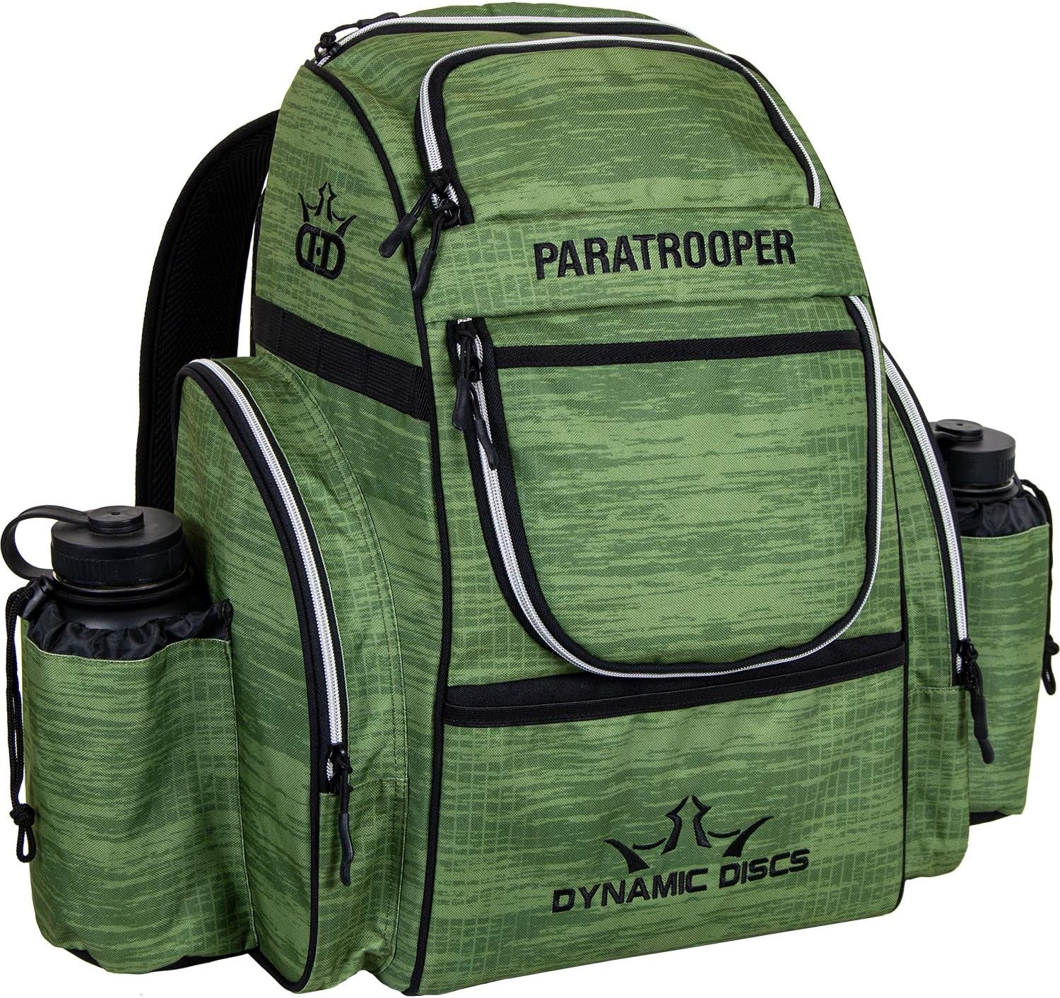 Paratrooper Disc Golf Bag | Frisbee Golf Backpack Bag with 18+ Disc Capacity | Extra Storage Pockets | Padded Straps and Back Panel