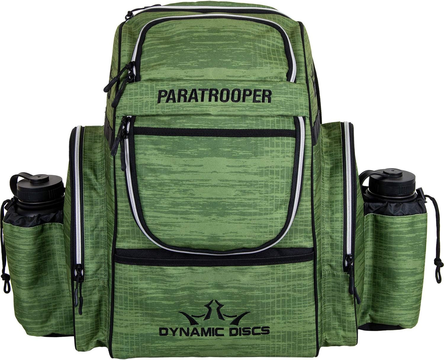 Paratrooper Disc Golf Bag | Frisbee Golf Backpack Bag with 18+ Disc Capacity | Extra Storage Pockets | Padded Straps and Back Panel